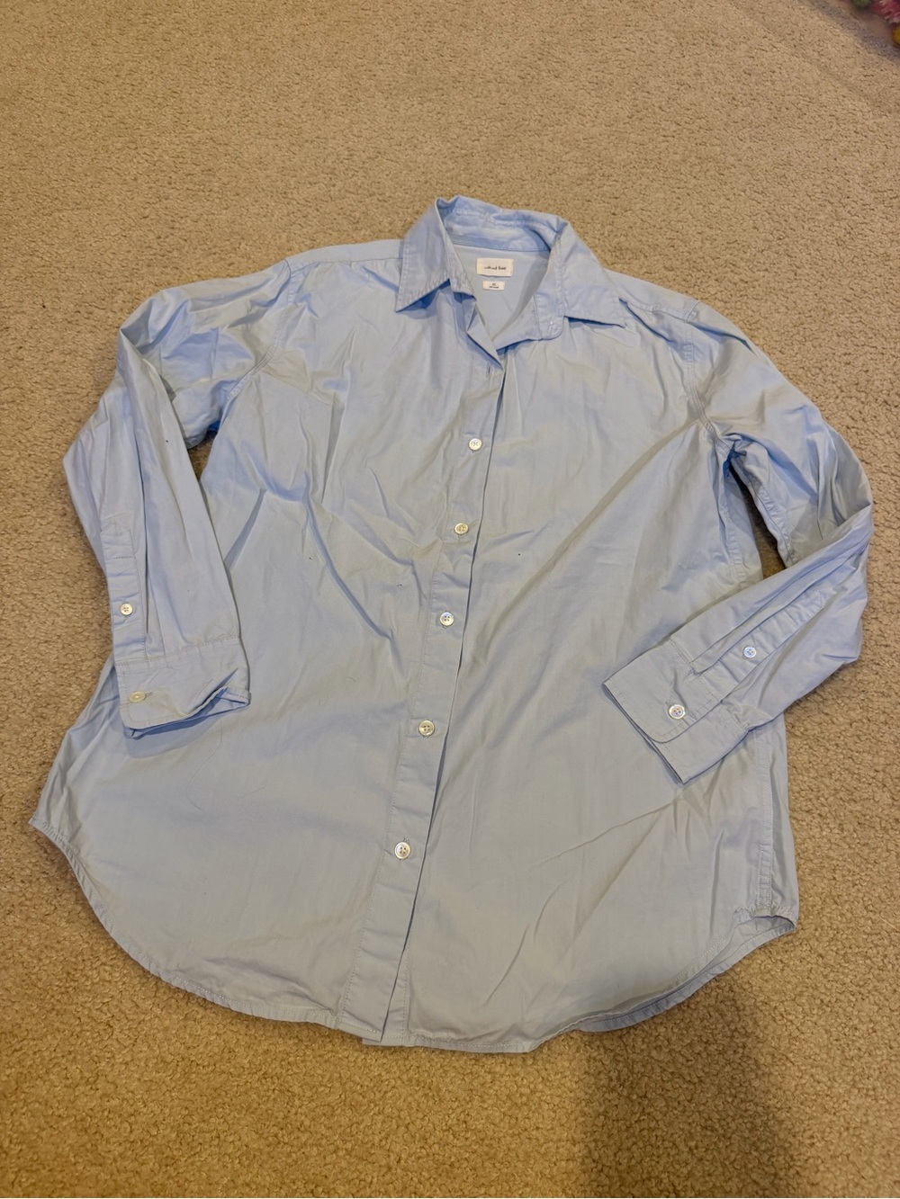 Wilfred Light Blue Long-Sleeve Dress Shirt